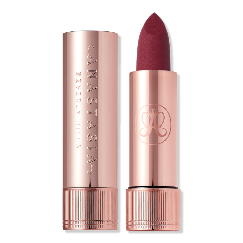 Long-Wearing Matte & Satin Velvet Lipstick - Blackberry