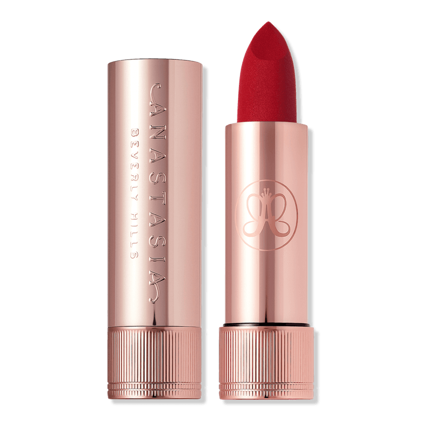 Long-Wearing Matte & Satin Velvet Lipstick - Royal Red