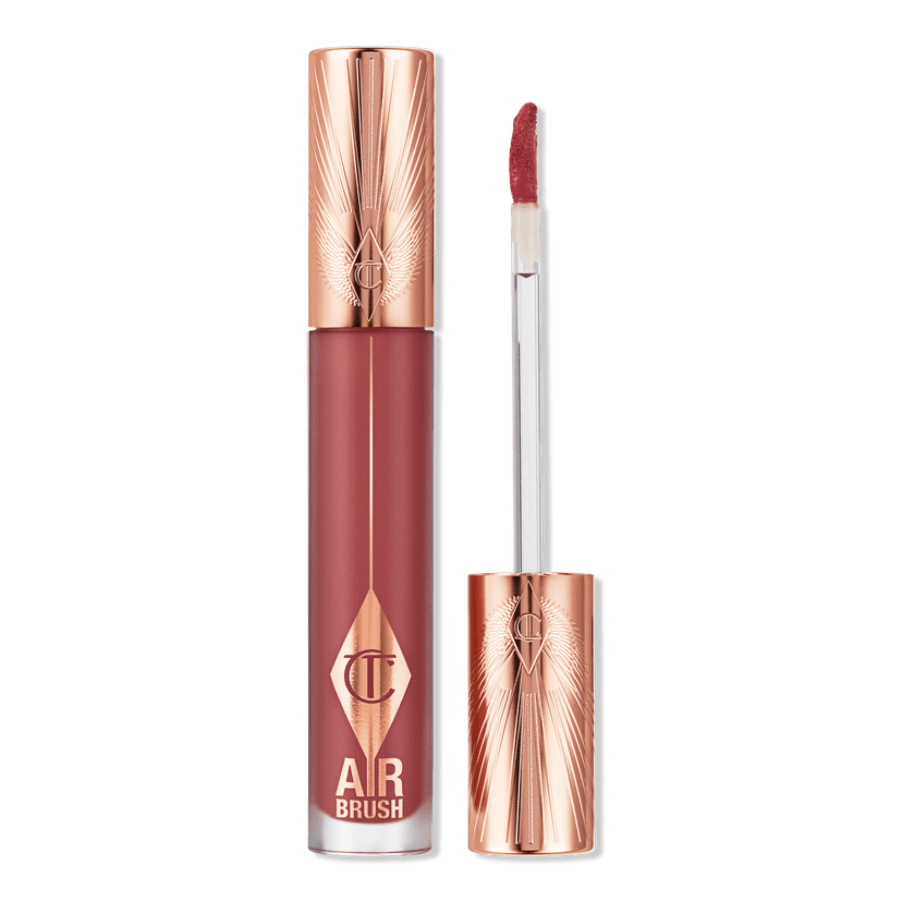 Airbrush Flawless Matte Lip Blur Liquid Lipstick - Pillow Talk Medium Blur