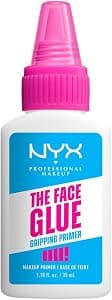 NYX Professional Makeup Primer, The Face Glue Primer, Gripping Primer for Face, Up to 24 Hour Hydration and Makeup Wear, Polyglutamic Acid, Non-Comedogenic, 35ml