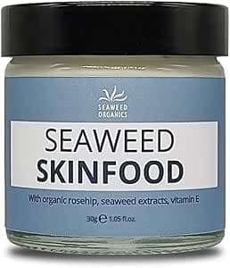 SEAWEED ORGANICS - Seaweed Skinfood face cream, Luxurious Hydration with Natural Seaweed Extract, Organic rosehip, Vitamin E, Nourishing Day Cream, All Skin Types, 30g, DIANA DRUMMOND