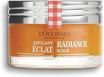 L'OCCITANE Radiance Face Scrub 75ml | Vegan & 96% Readily Biodegradable | Premium & Clean Beauty Skincare Mask for All Skin Types