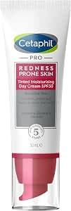 Cetaphil PRO Tinted Moisturising Day Cream SPF 30, 50ml, Face Sun Cream For Sensitive & Redness Prone Skin, Vegan Friendly