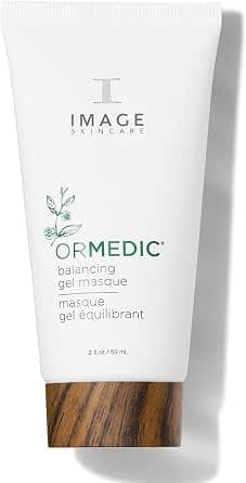 IMAGE Skincare, ORMEDIC Balancing Gel Masque, Helps to Refresh Dry, Tired-Looking Facial Skin, Made with Organic Aloe Vera and Botanical Extracts, 2oz