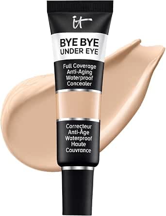 IT Cosmetics Bye Bye Under Eye Concealer, Highly Pigmented and Water-Resistant with Long-Wearing Finish