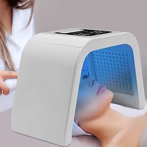 Led Face Skin Care Light Machine 3 in 1 Photon Treatment Skin Facial Salon Spa Beauty Equipment,Skin Rejuvenation, Colored Light, Commercial Beauty Instrument,for Beauty Salons, Health Centers