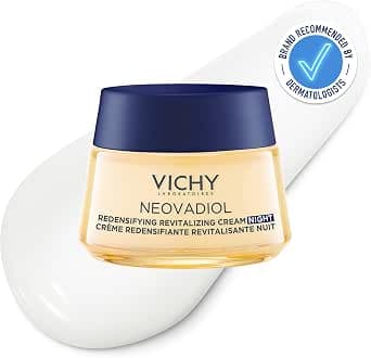 Vichy Neovadiol Redensifying Revitalizing Night Cream, For Dry Skin, Soothe Symptoms of Peri-Menopause, 50ml