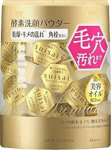 Kanebo Suisai Beauty Clear Gold Powder Wash Enzyme Face Wash Face Wash Powder 0.4g - 32pieces