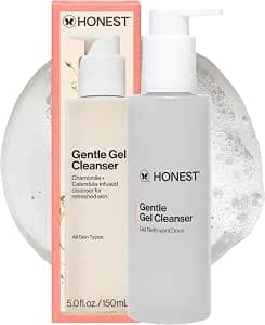 Honest Beauty Gentle Gel Cleanser with Chamomile & Calendula Extracts | Sulfate Free, Paraben Free | 5.0 fl. oz.