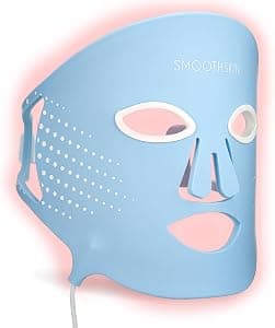SmoothSkin Red Light Therapy for Face, LED & Infrared Mask, Beauty Device for Youthful, Glowing Skin & Reduced Wrinkles