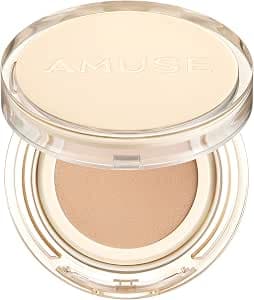 Amuse Dew Jelly Vegan Cushion Foundation Glow Dewy Finish Clean Beauty Dry and Sensitive Skin Eco-Friendly 02 NUDE