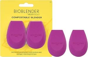 Ecotools Bioblender By Makeup Sponge Duo Pack For Liquid & Cream Make-Up