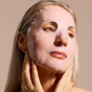 Collagen Plumping Mask by Project E Beauty | Boost Firmness & Elasticity | Intense Hydration | Reduce Fine Lines | Enhance LED Light Therapy Treatment | Collagen | Hyaluronic Acid