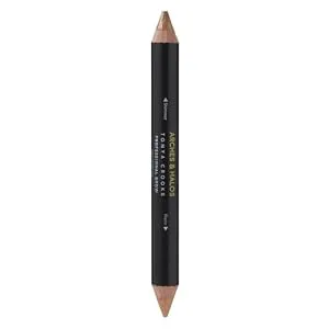 Arches & Halos Brow Highlighting and Concealer Crayon - Golden - Shaping and Shimmer Eyebrow Stick and Highlighter Duo - Soft, Ultra Creamy Formula - Define, and Sculpt for Sharp Brows - 0.176 oz