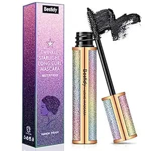 Bestidy 4D Silk Fiber Lash Mascara - Natural Waterproof, Smudge-proof, Thickening & Lengthening, No Clumping, Lasts All Day