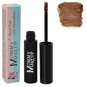 Brow Tint with Microfibers - 4-in-1 Tinted Eyebrow Gel to Groom, Hold, Sculpt & Color Your Brows, Covers Gray Hair - Water Resistant, Clump-Free, Long Lasting (Copper) by Mommy Makeup