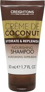 Creightons Crème De Coconut & Keratin Moisturising Shampoo (Travel Size Mini 50ml) - beautifully blended with Coconut Milk & Keratin. Hydrate, nourish & indulge.