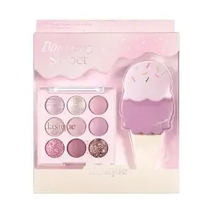 Dasique Shadow Palette Gift Set #20 Blueberry Sorbet 13g I FREE Comb Mirror Set | 9 Blendable Shades in Smooth Matte and Shimmer Finishes with Gorgeous Pearls | Eye Makeup Palette | K-beauty