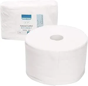 Disposable Soft Face Towel, 30M Cotton Roll Cleansing Cotton Towel Makeup Remover Washcloth Cotton Wipes for Beauty Salon and Home Skin Care