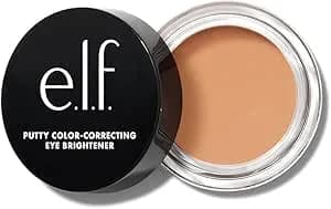 e.l.f. Putty Colour-Correcting Eye Brightener, Under-eye Brightener & Primer For Reducing Appearance Of Dark Circles, Vegan & Cruelty-free, Light/Medium