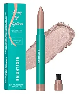 Eyeshadow Stick - Eye Shadow Brightener, Waterproof Eyeshadow, Eyeshadow Pen, Smudge-proof, Crease-proof and Long-Lasting Eye Highlighter, Rose Glod Shimmer