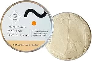 Fierce Nature Tinted Sun Balm Natural Sun Glow Tallow Skin Tint