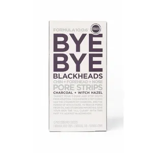 Formula 10.0.6 Bye Bye Blackheads Chin + Forehead + Nose Pore Strips 12 Pack