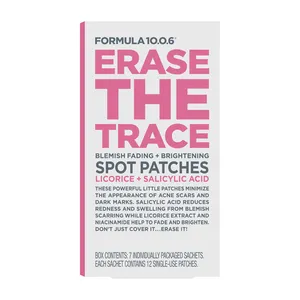 Formula 10.0.6 Erase The Trace Blemish Fading + Brightening Spot Patches 12 Pack