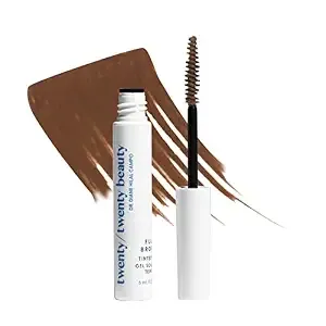 Full Brows Tinted Eyebrow Gel – Tinted Brow Gel for Fuller Eyebrows - Gentle & Safe for Sensitive Skin & Dry Eyes - Ophthalmologist Developed - Vegan, Cruelty-Free, Clean Ingredients (Brown)