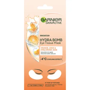 Garnier Hydra Bomb Eye Tissue Mask with Orange Juice & Hyaluronic Acid 6 g