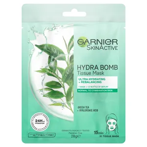 Garnier SkinActive Hydra Bomb Tissue Face Mask Green Tea 1 Each