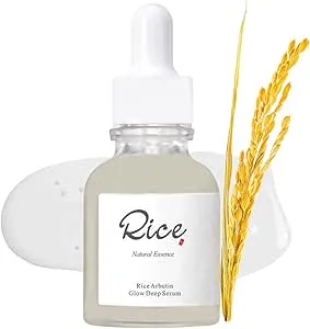 Glow Deep Serum Rice + Arbutin, Face Serum for Hyperpigmentation, Hydrating & Nourishing Rice Essence, Dark Spot Corrector, Reduce Fine Lines & Wrinkles, Even Skin Tone, Korean Skincare, 30ml