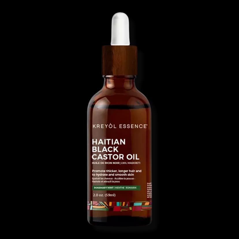 Haitian Black Castor Oil - Rosemary Mint