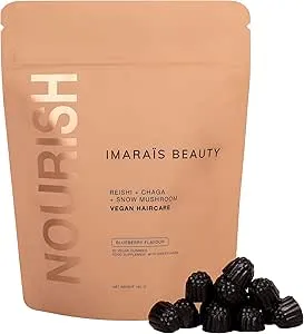 Imarais Nourish Haircare Gummies, Vegan, 60 Gummies (Pack of 1)