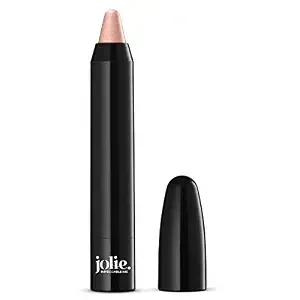 Jolie Eyebrow Perfecting Brightener & Highlighter, Creamy Self Sharpening Crayon Stick, Satin Finish (Champagne Pink)