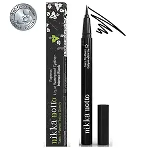 Liquid Eyeliner Waterproof Automatic Precise Pen - Satin Black, Stay All Day, Smudge Proof, Quick Dry, Smooth Easy Application, Intense Color, 3xMore (0.070 fl.oz) Valentine's Gifts