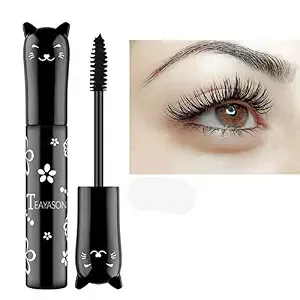 Mascara Liquid Black Lashes Makeup Eyes Extensions Waterproof Hypoallergenic Fast Dry Curling Lengthening Eyelashes Party Stage Use