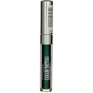 Maybelline New York Color Tattoo Eye Chrome Shadow, Electric Emerald, 1 Count