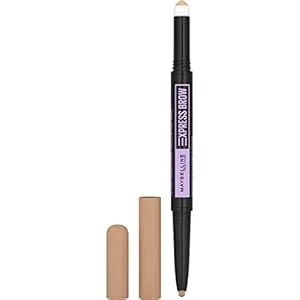 Maybelline New York Maybelline Express Brow 2-in-1 Pencil and Powder, Light Blonde, 0.02 Fl. Ounce, 248 Light Blonde, 0.02 fluid_ounces (Pack of 2)