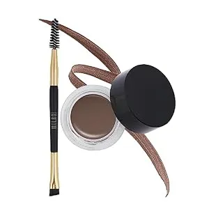 Milani Stay Put Brow Color - Dark Brown (0.09 Ounce) Vegan, Cruelty-Free Eyebrow Color that Fills and Shapes Brows…