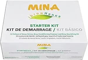 MINA ibrow Hair Color Starter Kit Pack (Starter Kit 12 Color)