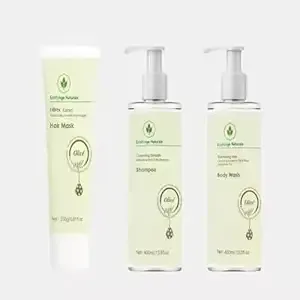 Natural Hair and Body Care Set, Hair Mask, Shampoo, Body Wash, 20 oz, 40 oz, 40 oz