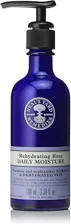 Neal's Yard Remedies Rehydrating Rose Daily Moisture, Nourishing Face Moisturiser, For Normal & Dry Skin, Vegan & Cruelty-Free, 100ml