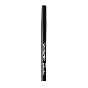 Neutrogena Intense Gel Eyeliner with Antioxidant Vitamin E, Smudge- & Water-Resistant Eyeliner Makeup for Precision Application, Jet Black, 0.004 oz