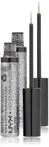 NYX Professional Makeup Liquid Crystal Liner, Crystal Gunmetal, 0.17 Ounce