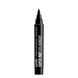 NYX PROFESSIONAL MAKEUP Super Fat Eye Marker, Liquid Eyeliner, Carbon Black