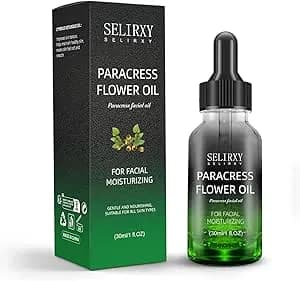 Paracress Facial Oil - 100% Natural Helichrysum Essential Oil for Anti-Aging, Moisturizing, Wrinkle Reduction, & Skin Firming | Paracress & Helichrysum for Hydration & Skin Glow | 1 fl. oz