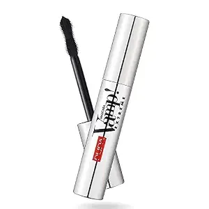 PUPA Milano Vamp! Extreme Mascara - For Voluminous And Dramatic Eyelashes Lengthening Defining Formula Adds Impact Boost Your Eye Allure With Long, Thick Lashes 010 Extra Black 0.4 Oz, I0111752