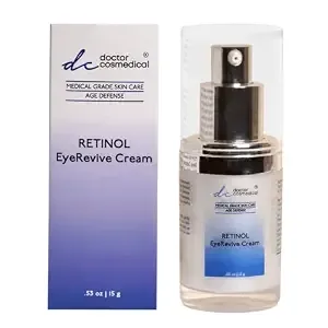 Retinol Eye Revive Cream | Under Eye Cream for Dark Circles & Puffiness | Anti-aging Eye Cream to Reduce Fine Lines & Wrinkles | 0.53 ounce / 15g
