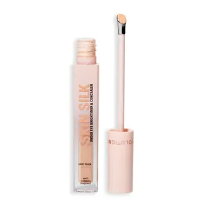 Revolution Skin Silk Under Eye Brightener & Concealer Light Peach 4mL